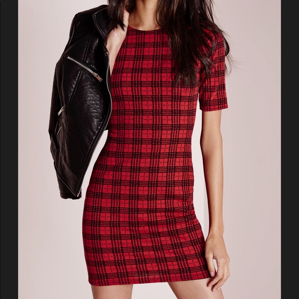 plaid dress